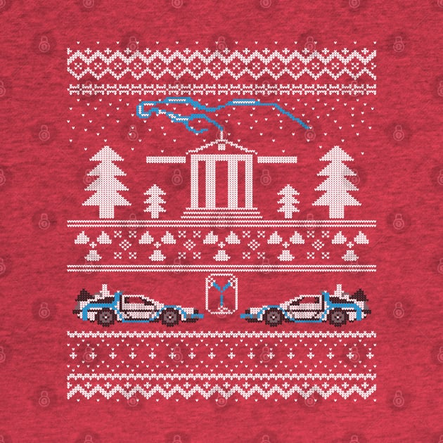 Back to the Future Ugly Sweater by nerdprince